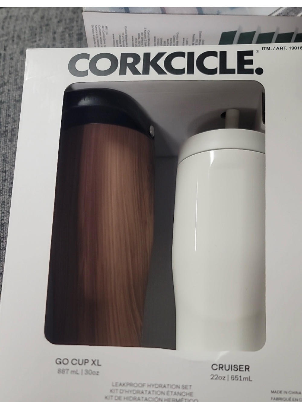 Product Packaging Showing Cups